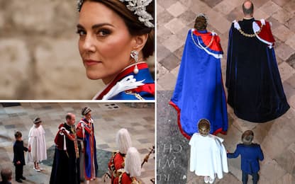 Kate, William e i figli all'incoronazione di Re Carlo III. FOTO