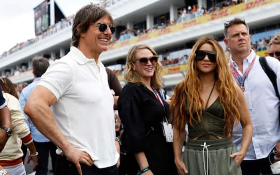 F1, Tom Cruise and Shakira together at the Miami GP