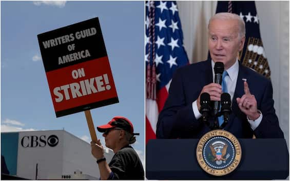 Strike writers and authors in Hollywood, Biden: “I hope in a fair agreement”
