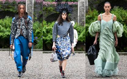 La sfilata di Louis Vuitton all'Isola Bella sul Lago Maggiore. FOTO