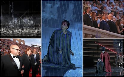 Arena di Verona Opera Festival, la 100ª edizione apre con l’Aida. FOTO