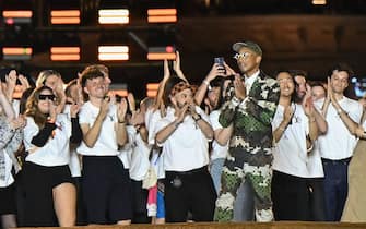 The first Louis Vuitton show under the creative direction of Pharrell Williams