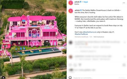 Barbie, la Casa dei sogni di Malibu è su Airbnb. VIDEO