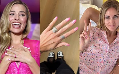 Barbie, 10 idee rubate alle star per unghie rosa di tendenza