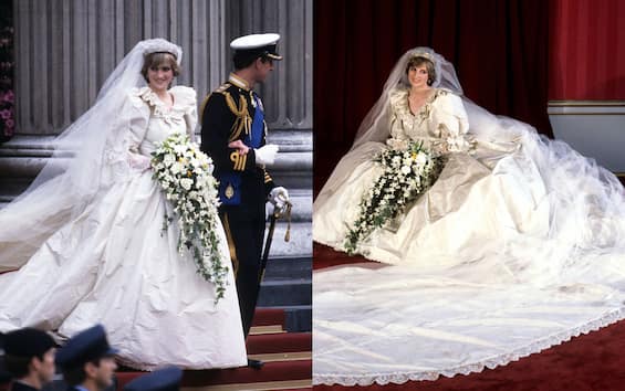 Lady Diana, revealed the details of the spare wedding dress for the wedding with Carlo