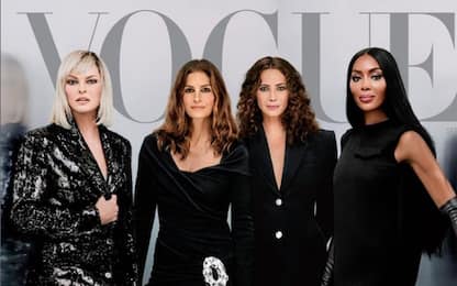 Naomi, Linda, Cindy e Christy 30 anni dopo tornano insieme su Vogue