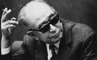 NEW YORK - JUNE 6:  Movie Director Akira Kurosawa during an interview on June 6, 1970 in New York, New York. (Photo by Santi Visalli/Getty Images)