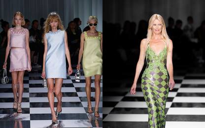 Milano Fashion Week, la sfilata di Versace S/S 2024. FOTO