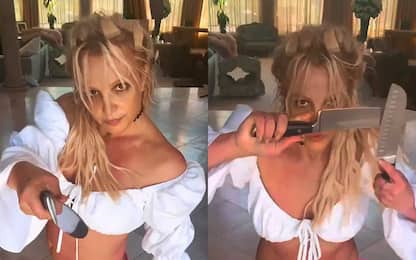 Britney Spears balla con i coltelli, un vicino chiama le autorità