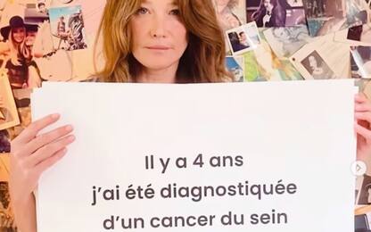 Carla Bruni su Instagram: "Quattro anni fa ho avuto un cancro al seno"