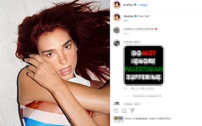 Dua Lipa torna su Instagram dopo la pausa con un nuovo look: la foto