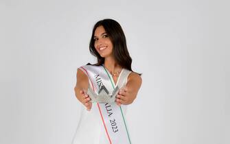 Salsomaggiore: Congress Palace.  Miss Italy 2023 Francesca Bergesio.  In the photo: Francesca Bergesio