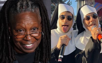 Whoopi Goldberg ringrazia Fiorello e Mahmood per omaggio a Sister Act