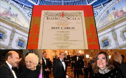 Don Carlo, alla Prima della Scala presenti La Russa e Segre. FOTO