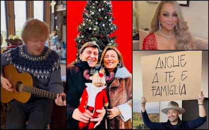 Gli auguri social dei vip per Natale, da Ed Sheeran a Gianni Morandi