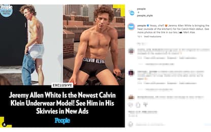 Jeremy Allen White di The Bear è il nuovo testimonial di Calvin Klein