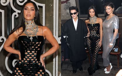 Kim Kardashian, reunion a Parigi con Kris e Kylie Jenner per Margiela