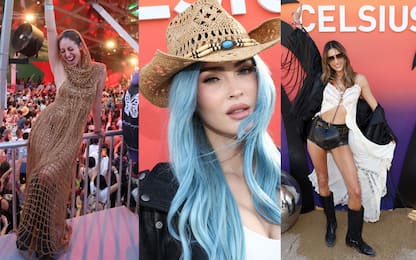 Coachella 2024, i look delle star, da Megan Fox ad Alessandra Ambrosio