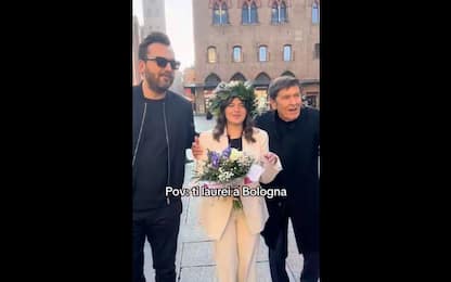 Neolaureata incontra Gianni Morandi e Cesare Cremonini a Bologna