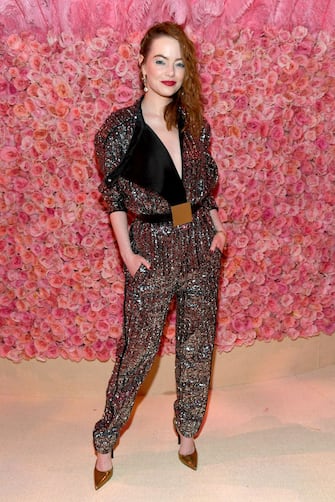 NEW YORK, NEW YORK - MAY 06: Emma Stone attends The 2019 Met Gala Celebrating Camp: Notes on Fashion at Metropolitan Museum of Art on May 06, 2019 in New York City. (Photo by Kevin Mazur/MG19/Getty Images for The Met Museum/Vogue)