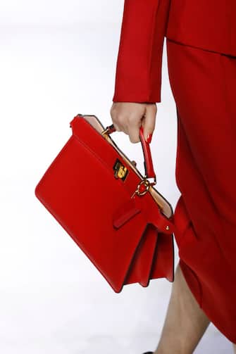 MILANO, ITALY â   September 23: Bag detail during the Fendi Fashion show as part of the Milano Fashion Week Spring/Summer 2021 on September 23, 2020 in Milano, Italy. (Photo by Estrop/Getty Images)