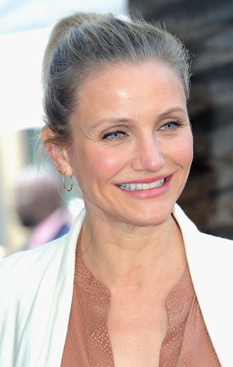 HOLLYWOOD, CA - MAY 01:  Cameron Diaz at Lucy Liu's Star Ceremony On The Hollywood Walk Of Fame held on May 1, 2019 in Hollywood, California.  (Photo by Albert L. Ortega/Getty Images)
