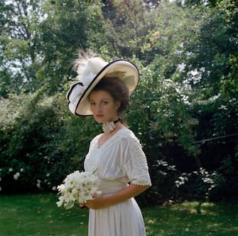 Actress Jane Seymour as she appears in the film 'Somewhere in Time', 1980. (Photo by Richard Blanshard/Getty Images)