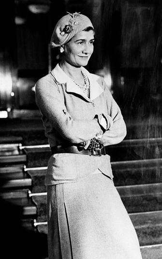 Coco Chanel (1883-1971), the French fashion designer, ca. 1926. (Photo by Â© Hulton-Deutsch Collection/CORBIS/Corbis via Getty Images)