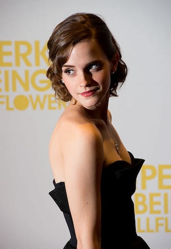 LONDON, ENGLAND - SEPTEMBER 26: Emma Watson attends a special screening of 'The Perks of Being The Wallflower' at The Mayfair Hotel on September 26, 2012 in London, England. (Photo by Ian Gavan/Getty Images)