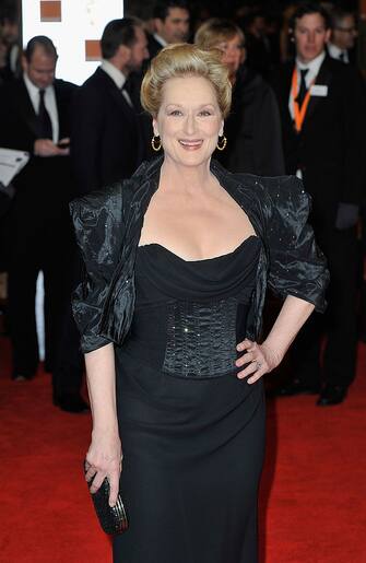 LONDON, ENGLAND - FEBRUARY 12:  Actress Meryl Streep attends the Orange British Academy Film Awards 2012 at the Royal Opera House on February 12, 2012 in London, England.  (Photo by Gareth Cattermole/Getty Images)
