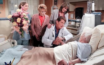 LOS ANGELES - MAY 12: Taylor Ann Hasselhoff (Nurse), from left, Katherine Chancellor (Jeanne Cooper) Cane Ashby (Jess Walton) and guest star David Hasselhoff (Dr. William Snapper Foster, Jr) on THE YOUNG AND THE RESTLESS, scheduled to air on the CBS Television Network. Hasselhoff is making a brief return to the role, which he played from 1975-1982.  He will air June 15-18 and June 21, 2010.  (Photo by Sonja Flemming/CBS via Getty Images)