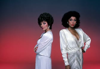 UNITED STATES - DECEMBER 17:  DYNASTY - "Gallery" 1983-1986 Joan Collins, Diahann Carroll  (Photo by Walt Disney Television via Getty Images Photo Archives/Walt Disney Television via Getty Images)