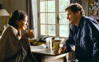 UK. Colin Firth and Lucia Moniz in a scene from the ©Universal Pictures movie : Love Actually (2003). 
Plot: Follows the lives of eight very different couples in dealing with their love lives in various loosely interrelated tales all set during a frantic month before Christmas in London, England. 
Ref:  LMK110-J6851-121020
Supplied by LMKMEDIA. Editorial Only.
Landmark Media is not the copyright owner of these Film or TV stills but provides a service only for recognised Media outlets. pictures@lmkmedia.com