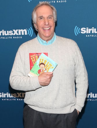 NEW YORK, NY - FEBRUARY 11:  Author Henry Winkler promotes his "Hank Zipzer" series of children's books at SiriusXM Studios on February 11, 2014 in New York City.  (Photo by Taylor Hill/Getty Images)