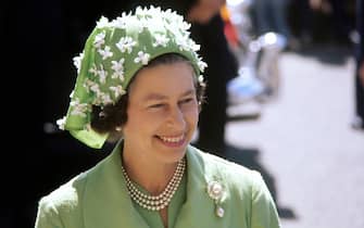 Queen Elizabeth II during a visit to the Princess Margaret Hospital, Christchurch, New Zealand.