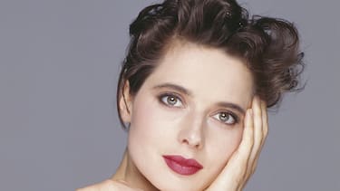 Italian actress Isabella Rossellini is in the French capital to promote her exhibition of 50 photographic portraits at the Palais de Tokyo. (Photo by frederic meylan/Sygma via Getty Images)