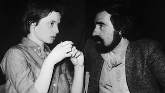 Isabella Rossellini with her husband, film director Martin Scorsese, September 1979. (Photo by Keystone/Hulton Archive/Getty Images)