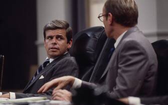 Unspecified - 1974: William Devane as President John F Kennedy appearing in the ABC tv movie 'The Missiles of October'. (Photo by Disney General Entertainment Content via Getty Images)