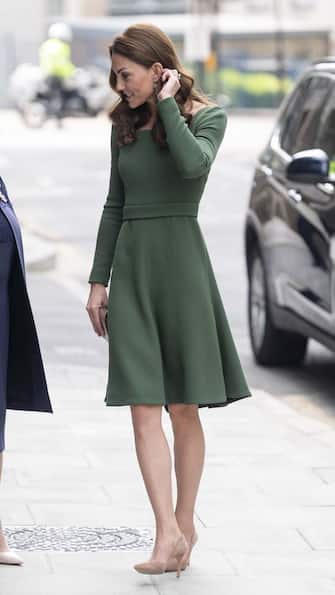 LONDON, ENGLAND - MAY 01: Catherine, Duchess of Cambridge officially opens the new Centre of Excellence at the Anna Freud Centre on May 1, 2019 in London, England. The Duchess of Cambridge is Patron of the Anna Freud National Centre for Children and Families. (Photo by Mark Cuthbert/UK Press via Getty Images)