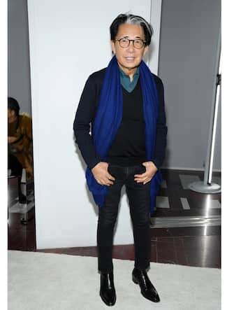 PARIS, FRANCE - MARCH 04: Kenzo Takada attends the Giambattista Valli show as part of the Paris Fashion Week Womenswear Fall/Winter 2019/2020  on March 04, 2019 in Paris, France. (Photo by Pascal Le Segretain/Getty Images)