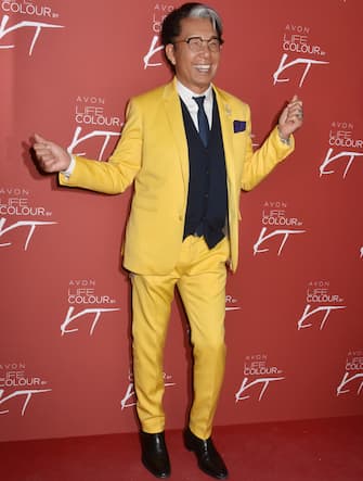 PARIS, FRANCE - OCTOBER 01:  Kenzo Takada attends the Avon Life Colour Party by Kenzo Fragrance Launch as part of the Paris Fashion Week Womenswear Spring/Summer 2019 on October 1, 2018 in Paris, France.  (Photo by Foc Kan/WireImage)