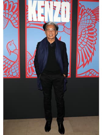 983140526 PARIS, FRANCE - JUNE 24: Kenzo Takada attends the Kenzo Menswear Spring/Summer 2019 show as part of Paris Fashion Week on June 24, 2018 in Paris, France. (Photo by Pierre Suu/Getty Images)