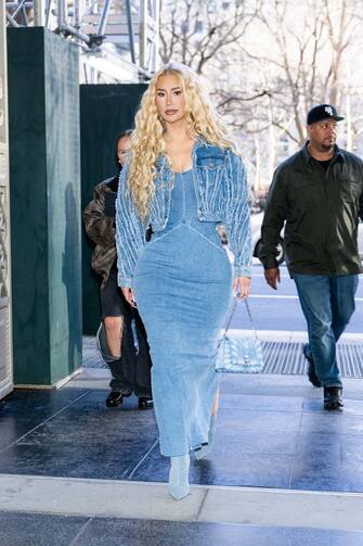 NEW YORK, NEW YORK - FEBRUARY 14: Iggy Azalea is seen in Madison Square Park on February 14, 2023 in New York City. (Photo by Gotham/GC Images)