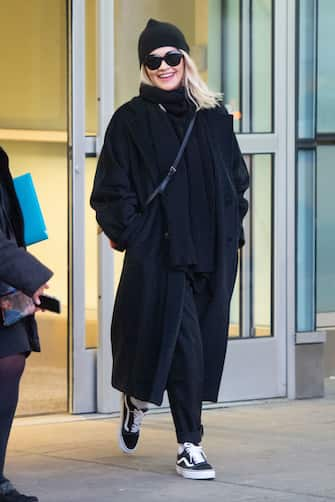 NEW YORK, NY - NOVEMBER 20: Rita Ora seen at JFK airport on November 20, 2018 in New York City. (Photo by Adrian Edwards/GC Images)