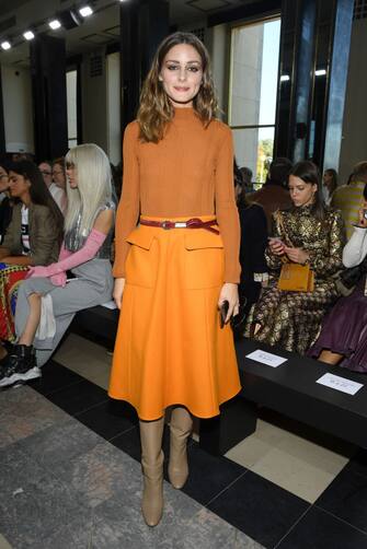 PARIS, FRANCE - SEPTEMBER 26:  Olivia Palermo attends the Rochas show as part of the Paris Fashion Week Womenswear Spring/Summer 2019 on September 26, 2018 in Paris, France.  (Photo by Pascal Le Segretain/Getty Images)