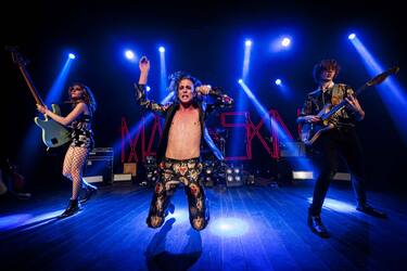 ROME, ITALY - APRIL 07:Maneskin performs on stage on April 7, 2018 in Rome, Italy. (Photo by Roberto Panucci - Corbis/Corbis via Getty Images)