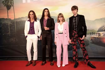 ROME, ITALY - AUGUST 02: Italian band Maneskin attend the premiere of the movie "Once Upon a time in Hollywood" at Cinema Adriano on August 02, 2019 in Rome, Italy. (Photo by Franco Origlia/Getty Images)