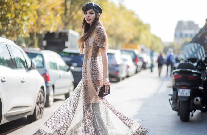 Sheer trend abiti trasparenti: tanti outfit e ispirazioni