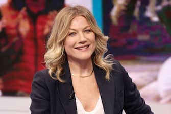 MILAN, ITALY - APRIL 01: Natasha Stefanenko attends "Tv Talk" Tv Show on April 01, 2022 in Milan, Italy. (Photo by Stefania D'Alessandro/Getty Images)