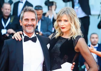 Natasha Stefanenko and Luca Sabbioni  walks the red carpet ahead of the 'Roma' screening during the 75th Venice Film Festival, in Venice, Italy, on August 30, 2018. (Photo by Matteo Chinellato/NurPhoto via Getty Images)